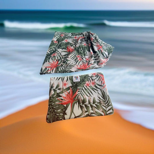 Coverup in a large clutch bag for VACATION