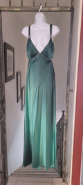 Green formal dress